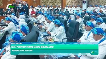 RAPAT PARIPURNA PEMKAB SERANG BERSAMA DPRD
