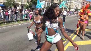 CARIBBEAN GIRLS PARADE AT WEST INDIAN CARNIVAL PARADE 2017 LABOR DAY BROOKLYN NEW YORK Resimi