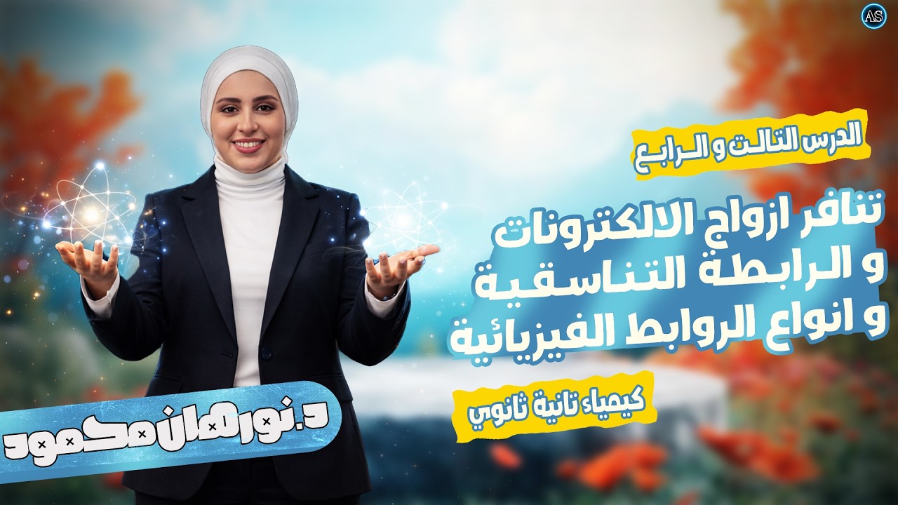 شرح الرابطه التناسقيه تانيه ثانوي| نظريه رابطه التكافؤ كيمياء تانيه ثانوي | الروابط الفيزيائية