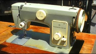 Профилактика старенькой швейной машинки Чайка-132м.