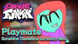 Friday Night Funkin Playmate Sunshine Scratchy Mix