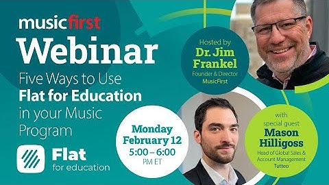 Five Ways to Use Flat for Education in your Music Program