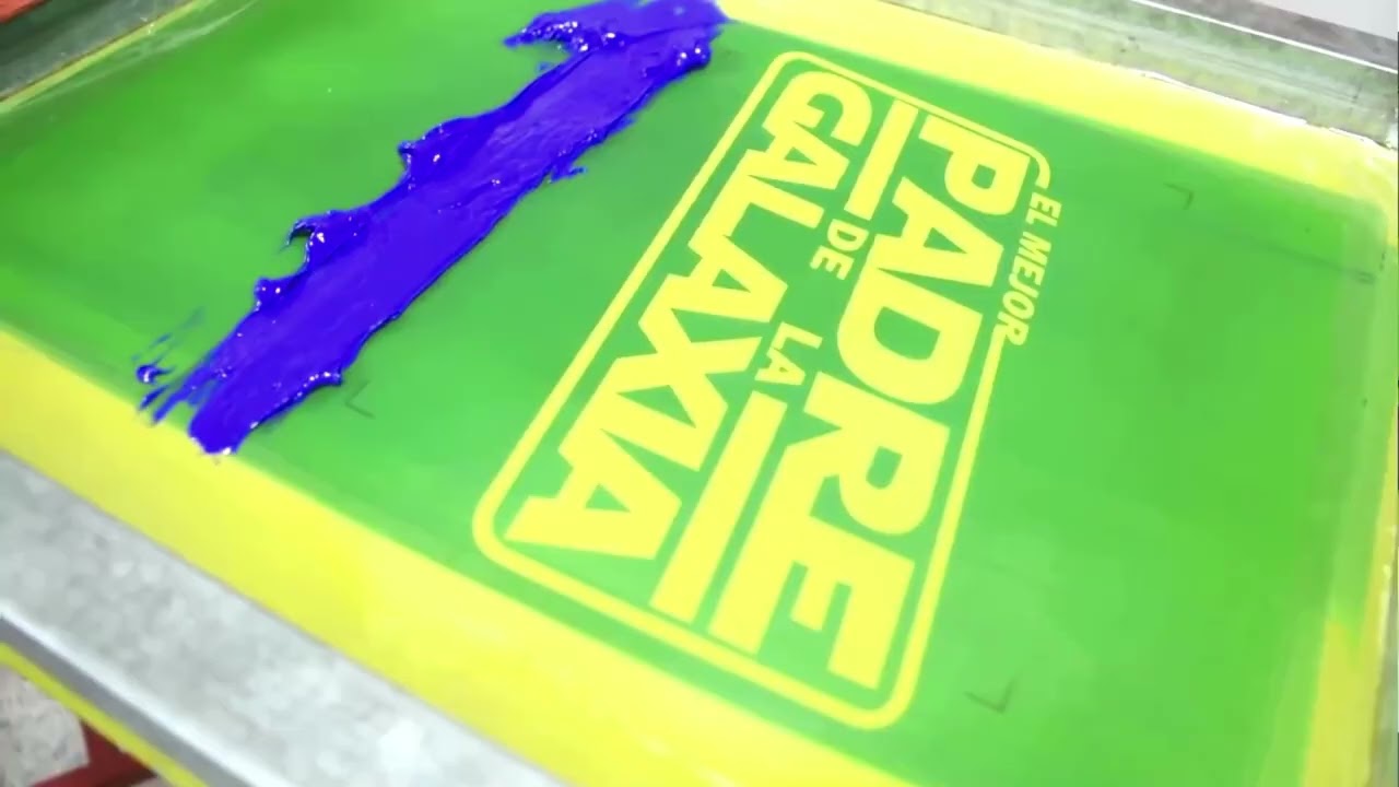 Lección 16. SERIGRAFIA PROFESIONAL DESDE CERO I  Estampado en Pulpo Manual