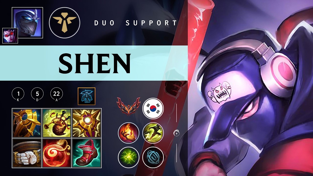 Shen Support vs Neeko - KR Grandmaster Patch 26.04