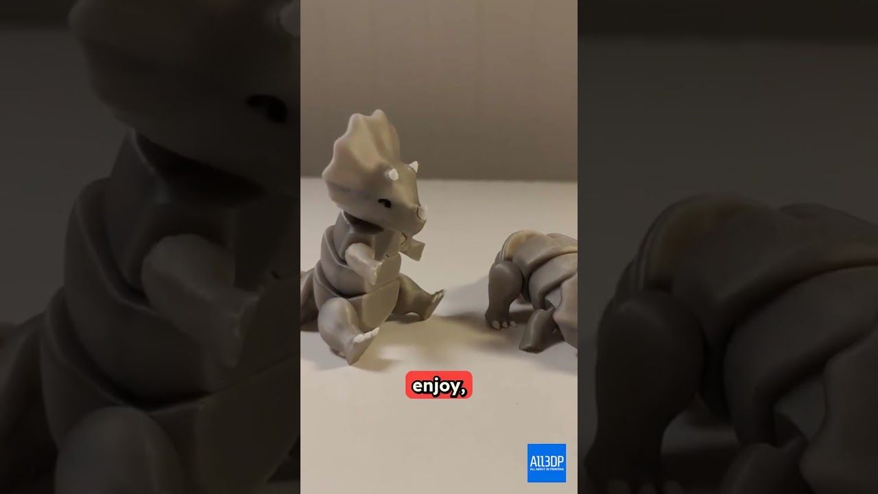 3D Printed Dinosaur Models for Everyone 