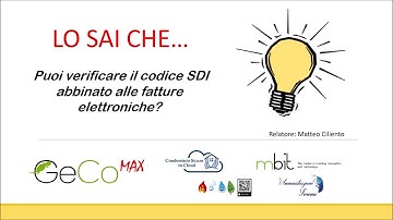 179 - Come verificare il codice SDI abbinato alle fatture elettroniche