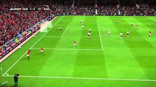 Romelu Lukaku long range goal Vs Liverpool F.C. #FIFA14