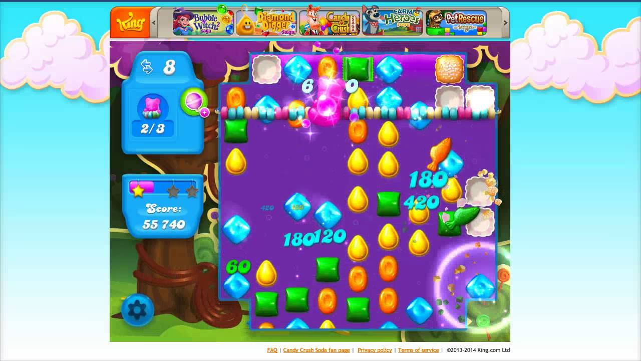 Candy Crush Soda Saga Level 14