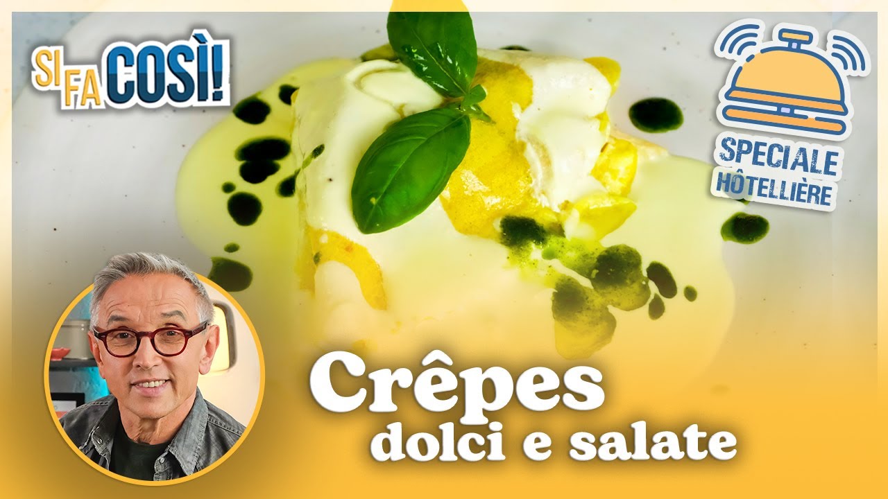 Savory Crêpes with Chicken and Salmon