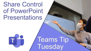 Share Control of a PowerPoint Presentation in a Microsoft Teams Meeting