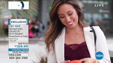 Skyroam Solis Lite 4G LTE WiFi Hotspot with BuiltIn Powe...