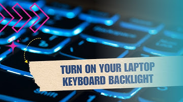 ❤ STEPS: How To Turn On Your Laptop Keyboard Backlight (Easy Tutorial) | 2024