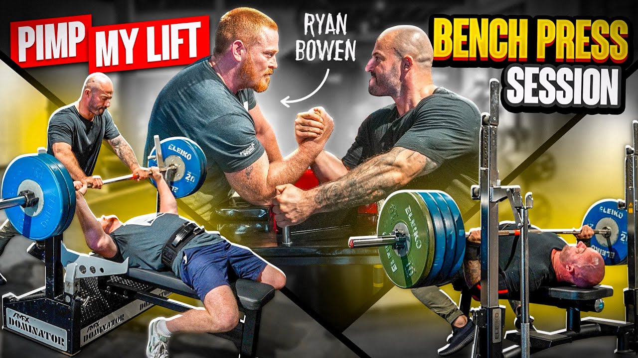 BENCH PRESS SESSION WITH ELITE ARM WRESTLER RYAN BOWEN // NEW PIMP MY LIFT SERIES! YouTube