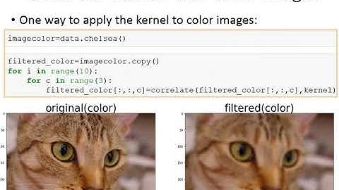 Scikit-image, part 5: Convolution and Cross-correlation with Scipy