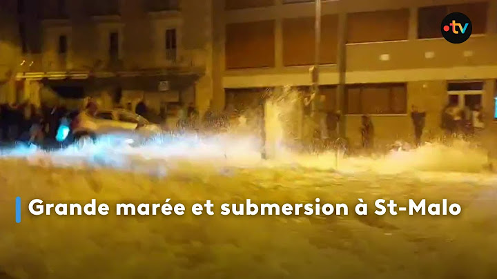 vague submersion à Saint-Malo : des vagues impressionnantes mais dangereuses
