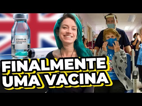 CHEGOU A VACINA NA INGLATERRA! ALELUIA!