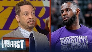 Chris Broussard weighs in on LeBron and the Lakers' playoffs chances | NBA | FIRST THINGS FIRST