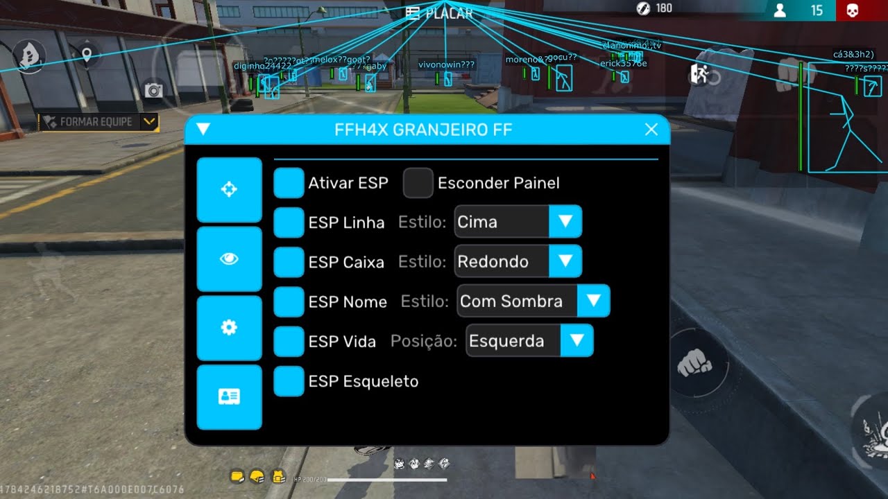 ☠️NOVO PAINEL FFH4X MOD MENU GRANJEIRO FF HEADTRICK XIT GRATIS ANDROID ANT BAN IOS LINK MEDIAFIRE !!