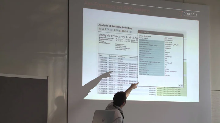 TROOPERS14 - Anti-forensics on SAP systems - Juan ...