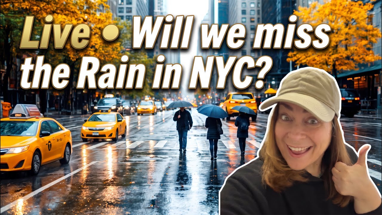 LIVE ⛈️ Storms are headed to NYC! #NYC #life