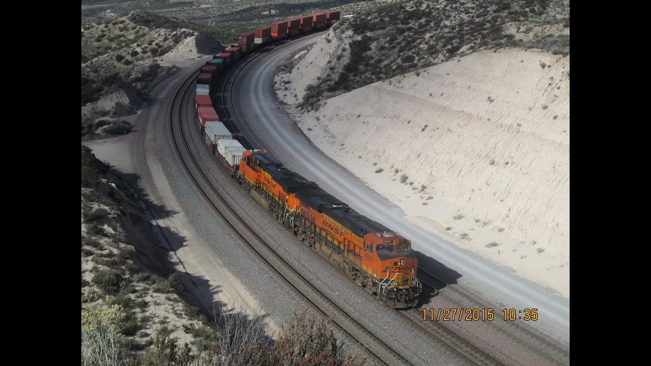 Black Friday 2015 Railfanning in Cajon Pass Part 2 YouTube