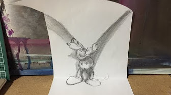 ディズニー Usjキャラでトリックアートに挑戦 Challenge To Trick Art In The Disney Characters Youtube