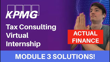 KPMG TAX CONSULTING VIRTUAL INTERNSHIP PART 3 SOLUTIONS
