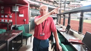 My Private Tour Of Chase Field - Arizona Diamondbacks Stadium With Pool / Inside Dugout &amp; Press Box