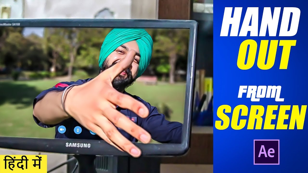 How To Bring Your Hand Out | After Effects VFX Tutorial in Hindi | Raj Angad vines