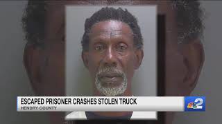 Hendry County Jail inmate escaped stole truck