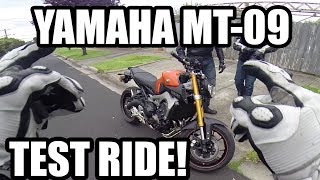 Yamaha MT-09 Test Ride Review!