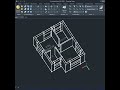 Ground Floor Plan to 3D Model | AutoCAD Easy #2dplan #cad #designdrawing#floor #autocad3d #floorplan
