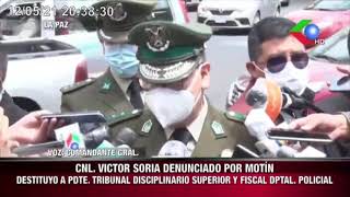 EN BOLIVIA DESTITUYEN POLICIAS GOLPISTAS MOTINES PITITAS MALEANTES AL SERVICIO DE FERNANDO CAMACHO