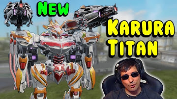 Nieuwe, krachtige KARURA TITAN Aether met Glaive en Lance - War Robots WR