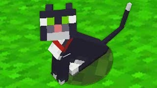Meet my new pet minecraft cat (emotional)