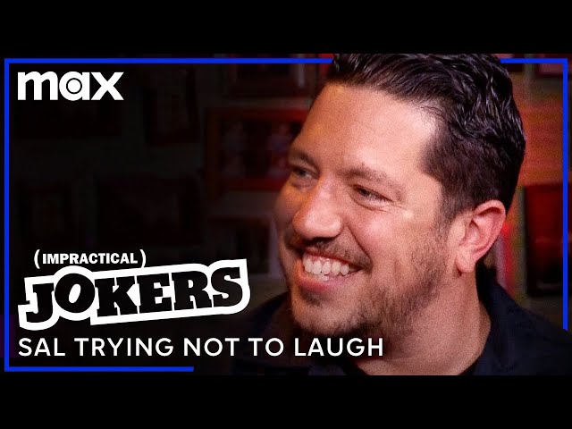 9 Straight Minutes of Sal Trying Not To Laugh | Impractical Jokers | Max class=