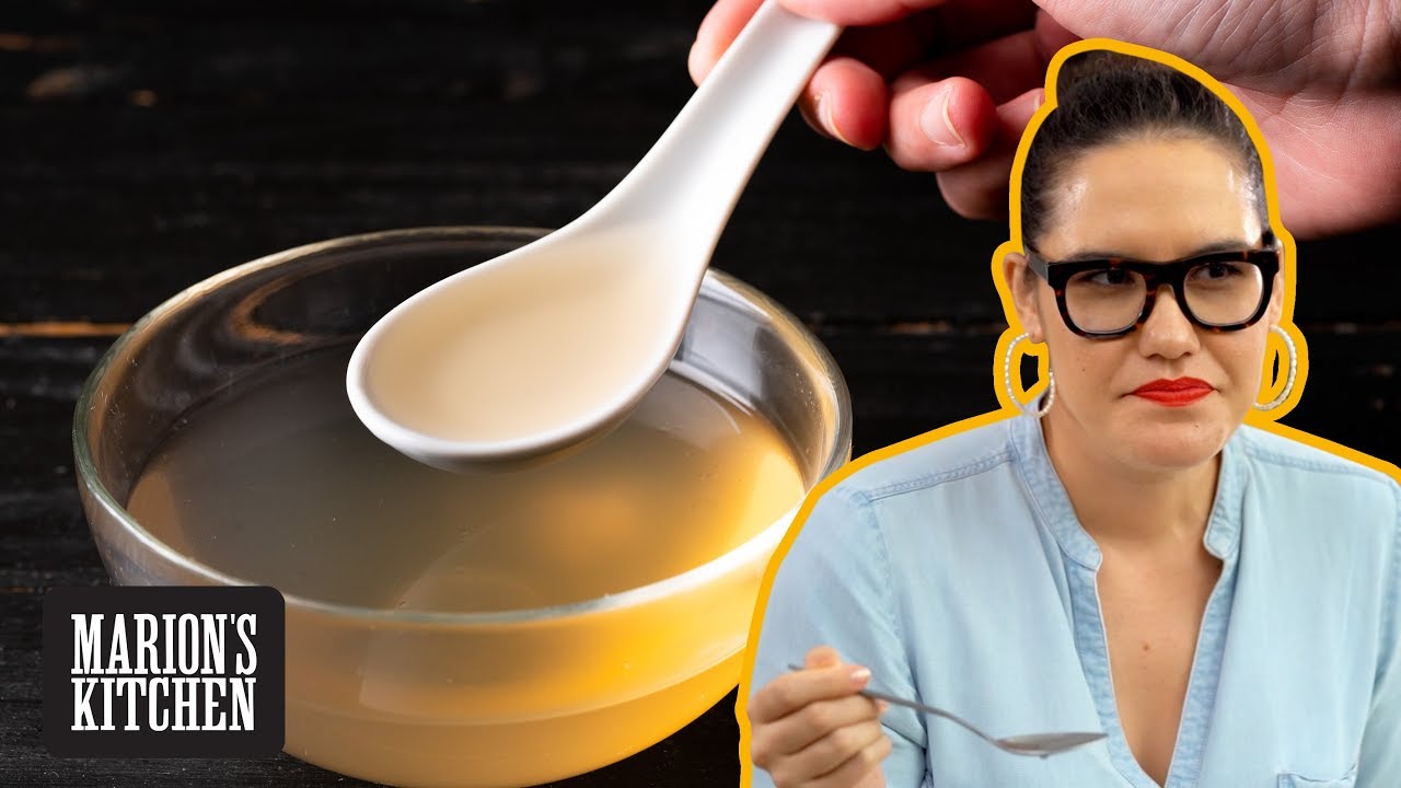 The homemade Asian chicken stock that DOESN'T take hours to make Marion's Kitchen YouTube