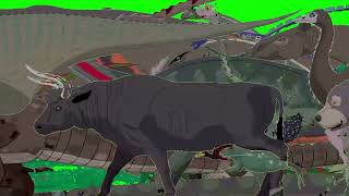 Mesozoic Fauna Stampede Green Screen for @animalstampedegreenscreen6522