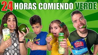 24 HORAS COMIENDO DE COLOR VERDE|4PLUSONE