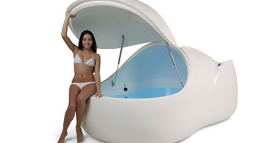 Inside the i-sopod floatation tank, filmed @Floatworks