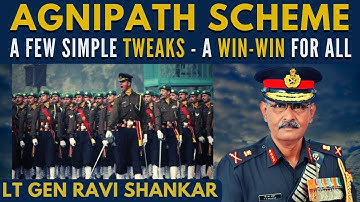 Lt Gen Ravi Shankar on Agnipath Scheme I Good? Or Bad? I What are the changes needed?