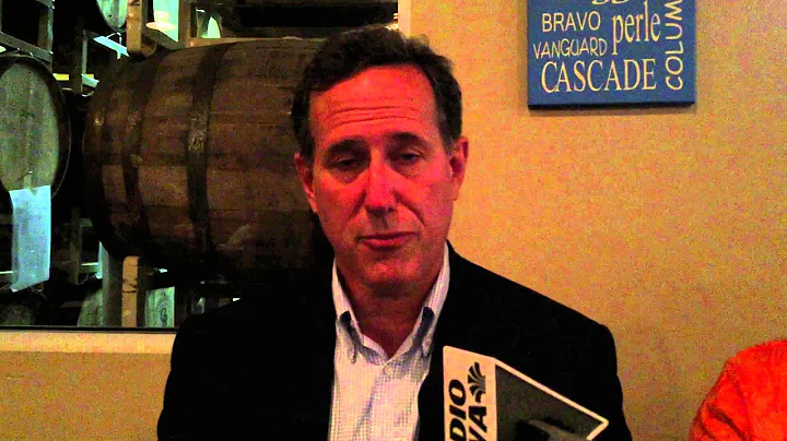 Rick Santorum - Religious Liberty (Pints and Politics)