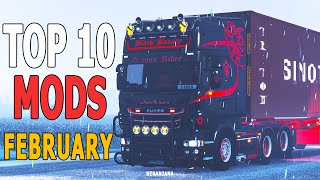 TOP 10 ETS2 MODS - FEBRUARY 2021 | Euro Truck Simulator 2 Mods