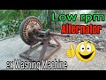 Low rpm Alternator (ex washing machine)