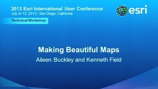 Esri 2013 UC Tech Session: Making Beautiful Maps screenshot 5