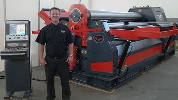 Plate Roll Demonstration | RMT R-GENIUS Plate Roll | www.PLATEROLL.com