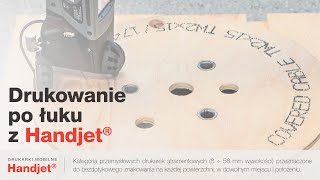 🇵🇱 Drukarka ręczna Handjet® – drukowanie po łuku