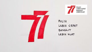 Drawing the 77th Indonesian Independence Day Logo and Its Meaning
