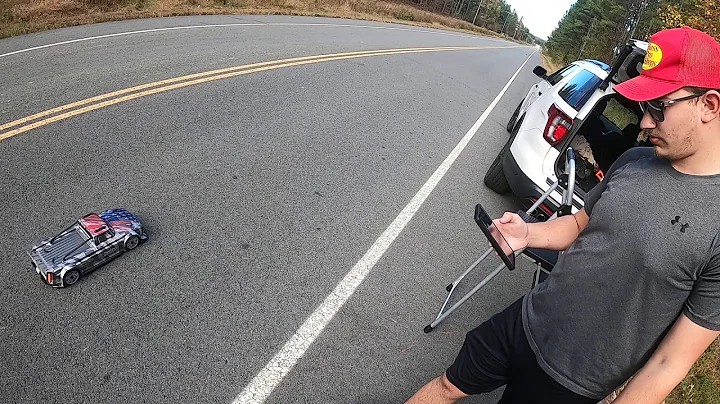 Austin Arrma Infraction Speed Run 127 MPH