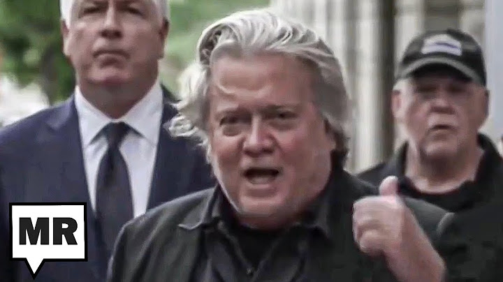 BANNON IS GOING TO JAIL